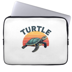 Capa Para Notebook Camiseta Tartaruga Retro