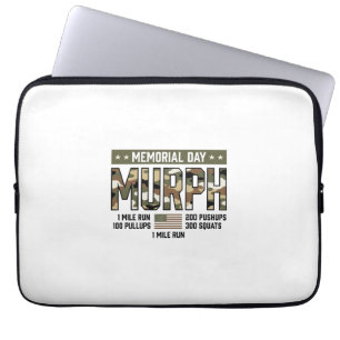 Capa Para Notebook Camiseta Vetorial Vintage de Treino Memorial Day M