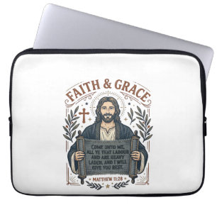 Capa Para Notebook Camiseta Vintage Jesus Cruz de Bordar Gráfico Cris