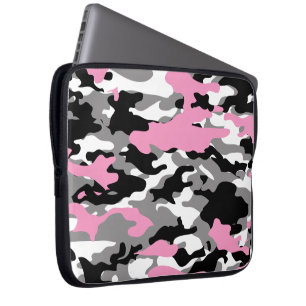 Capa Para Notebook CAMO COR-DE-ROSA - Saco dos eletrônicos