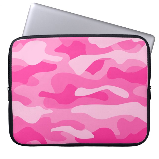 Capa Para Notebook Camo de Monocores Rosa Persa (Frente)