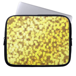 Capa Para Notebook Camo Folha Dourada de 24 k