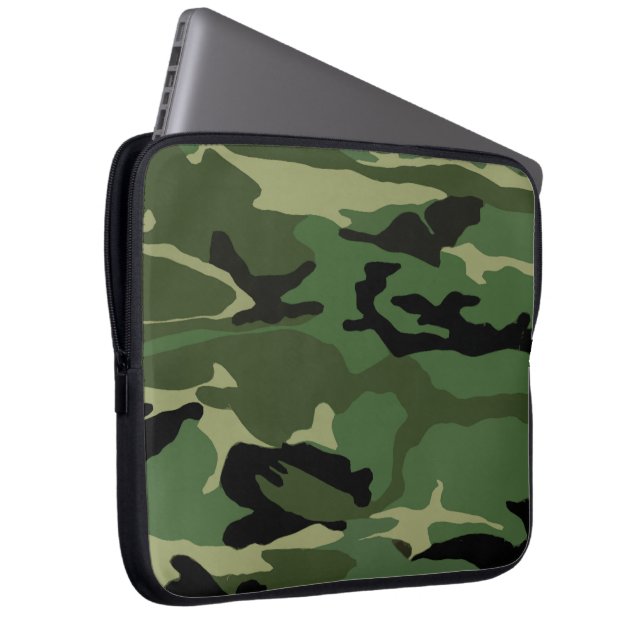 Capa Para Notebook Camo verde (Frente Esquerda)