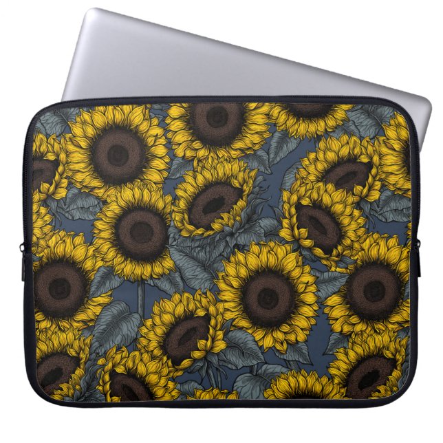 Capa Para Notebook Campo de girassol 2 (Frente)