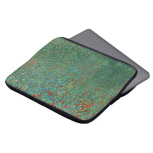 Capa Para Notebook Campo de Papoulas por Gustav Klimt, Arte Novo Vint