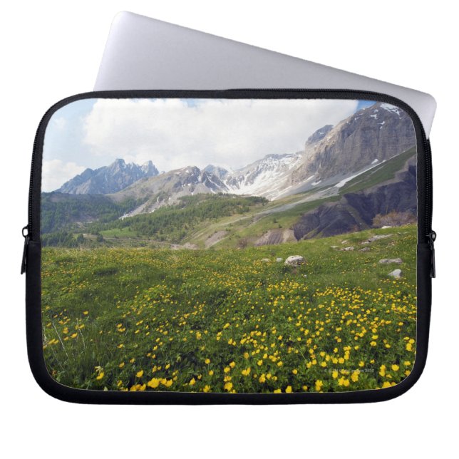 Capa Para Notebook Campo de Riviera francês do primavera da passagem (Frente)