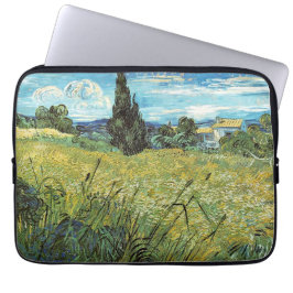Capa Para Notebook Campo de trigo verde Vincent van Gogh