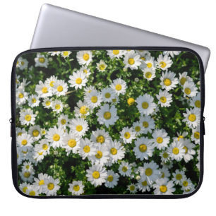 Capa Para Notebook Campo primavera Daisy: Fundo Serene