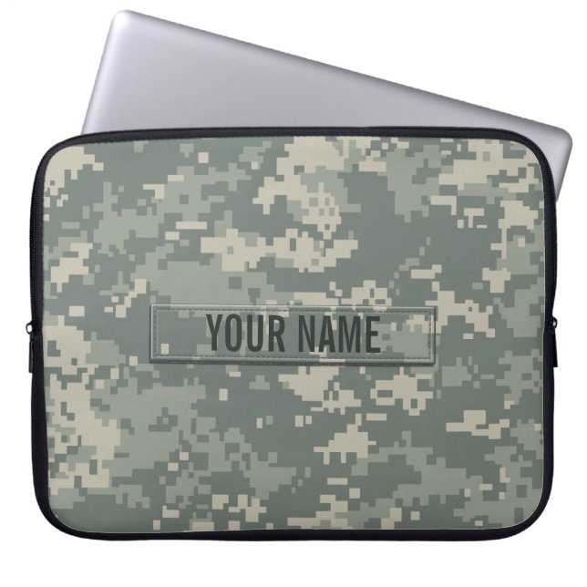 Capa Para Notebook Camuflagem da ACU do exército customizável (Frente)