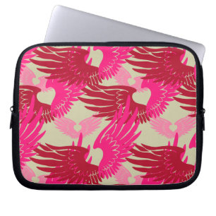 Capa Para Notebook Camuflagem de Heartwings: Rosa & bege