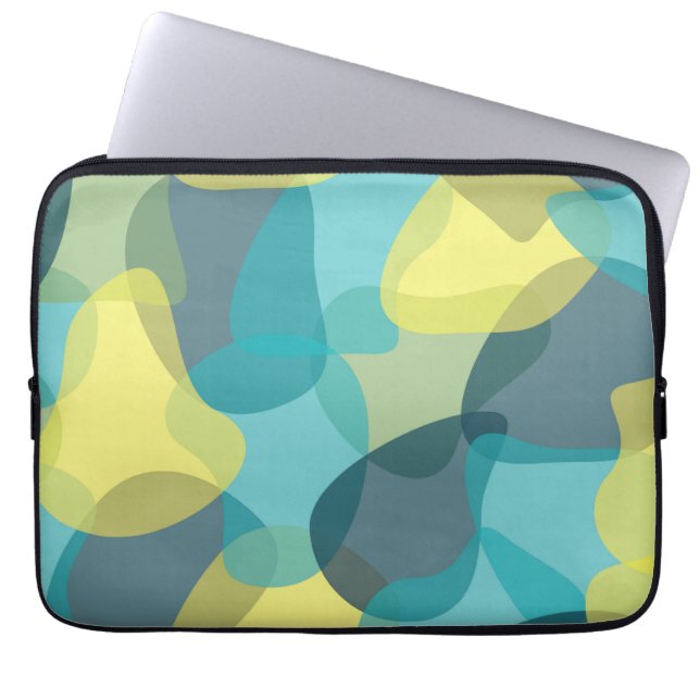Capa Para Notebook Camuflagem, moderna, legal, moderna, geométrica ur (Frente)