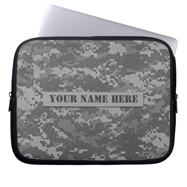 Capa Para Notebook Camuflagem personalizada da ACU Digital (Frente)