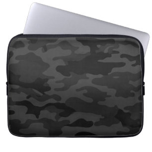 Capa Para Notebook Camuflagem Preta