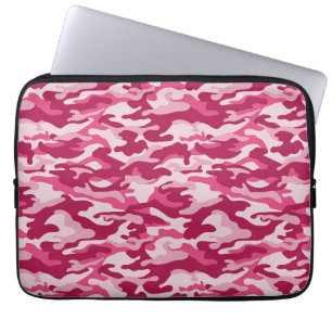 Capa Para Notebook Camuflagem Rosa