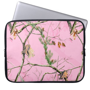 Capa Para Notebook Camuflagem Rosa Camuflage Hunting Girl 15" Caso de
