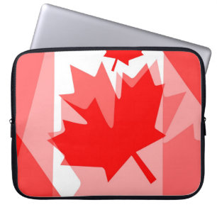 Capa Para Notebook Canadense Red Maple Estilo em Camada Folha, CANADÁ