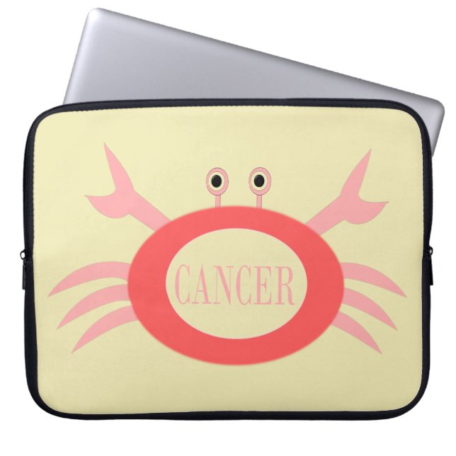 Capa Para Notebook Cancer - Sinal de estrela - Laptop (Frente)