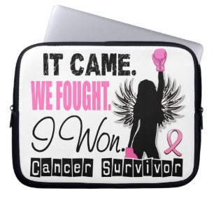 Capa Para Notebook Cancro da mama do sobrevivente 22