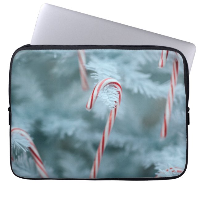 Capa Para Notebook Candy Cane na Árvore (Frente)