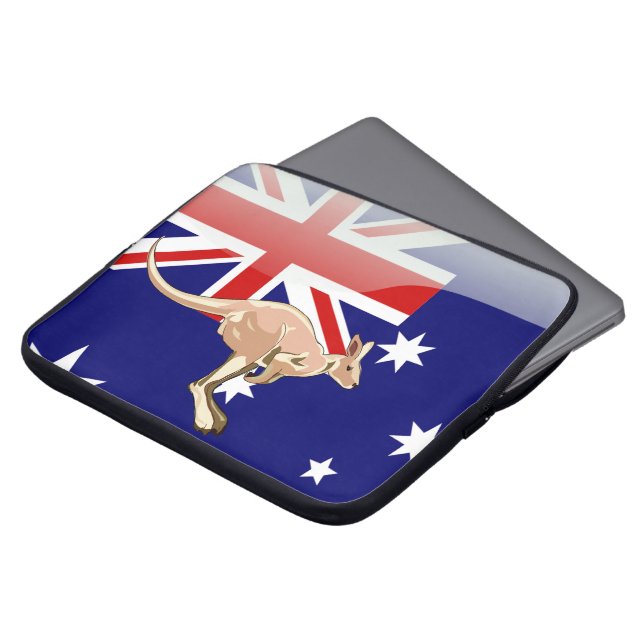 Capa Para Notebook Canguru australiano (Frente Topo)