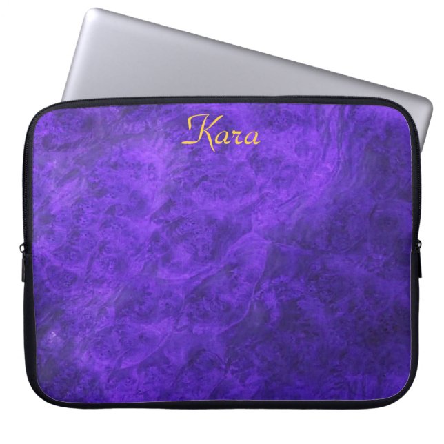 Capa Para Notebook Caninos Ocultos/Bolsa de laptop Roxo (Frente)