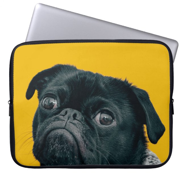 Capa Para Notebook cão amarelo (Frente)