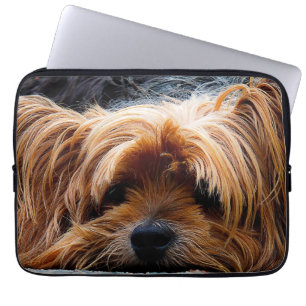Capa Para Notebook Cão bonito do yorkshire terrier