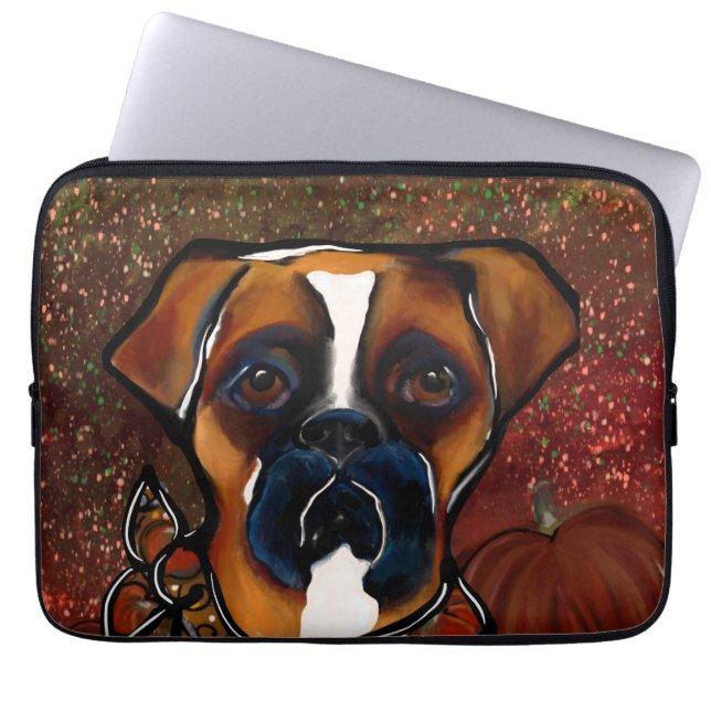 Capa Para Notebook Cão Boxer (Frente)