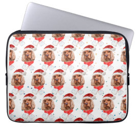 Capa Para Notebook Cão da Raça Cocker Spaniel Inglês Natal