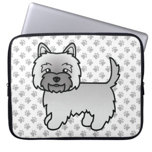 Capa Para Notebook Cão de Cartoons de Cairn Terrier Cute