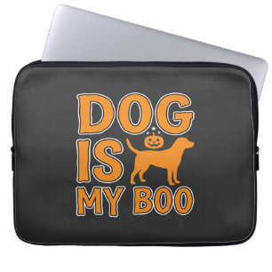 Capa Para Notebook Cão é o Meu Boo Halloween Cão