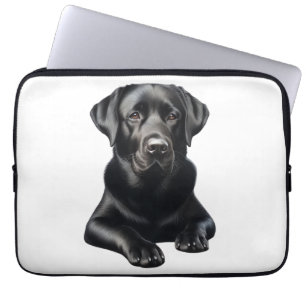 Capa Para Notebook Cão Labrador Preto