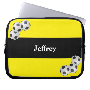 Capa Para Notebook Capa, amarelo & preto do computador portátil do