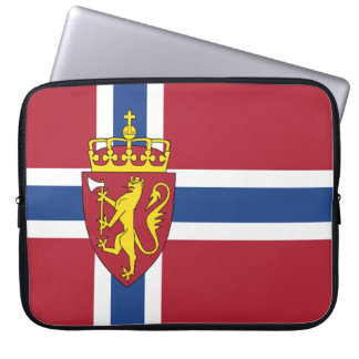 Capa Para Notebook Capa de telefone de bandeira da Noruega