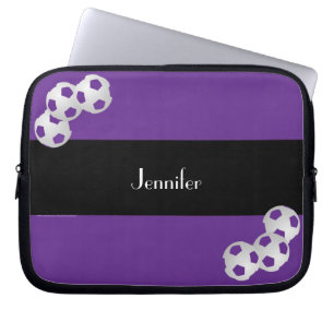 Capa Para Notebook Capa, roxo & preto do computador portátil do