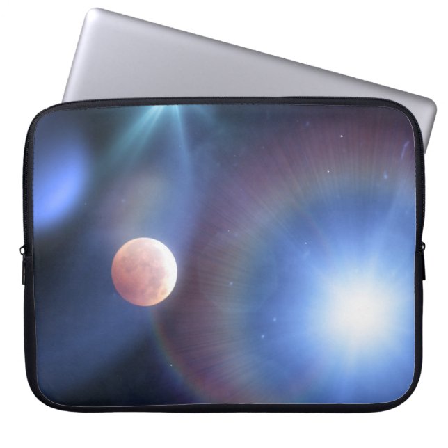 Capa Para Notebook Capas de Laptop Arte Espacial Lua (Frente)