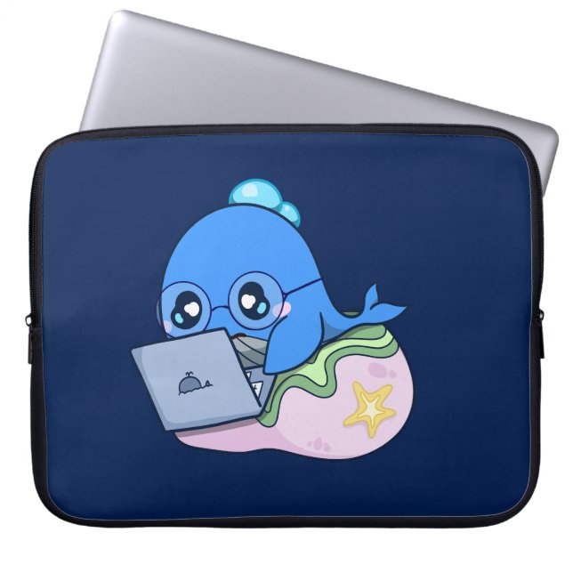 Capa Para Notebook Capas de Laptop de baleia (Frente)