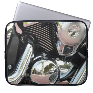 Capa Para Notebook Capas de Laptop de Neoprene 15" - Motorcycle Chrom