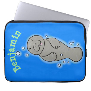Capa Para Notebook Capateiro bonito com ilustração de bolhas