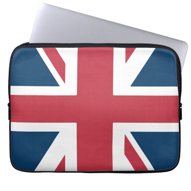 Capa Para Notebook Capinha de Laptop Bandeira Britânica Union Jack (Frente)