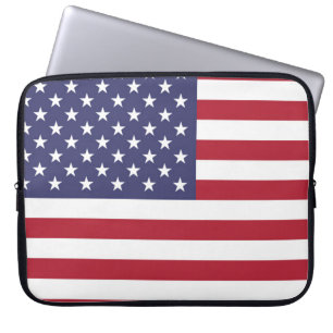 Capa Para Notebook Capinha de Laptop Bandeira dos EUA Estados Unidos 