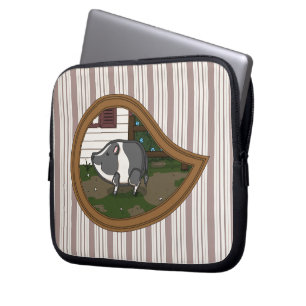 Capa Para Notebook Capinha de Laptop Basil o Porco