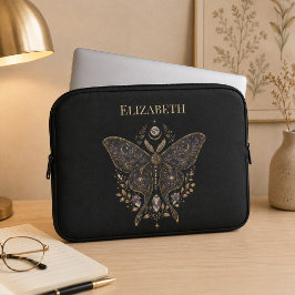 Capa Para Notebook Capinha de Laptop Botânica Escura Celestial Person