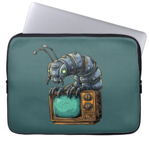 Capa Para Notebook Capinha de Laptop Bug Mecânico Vintage TV