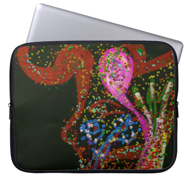 Capa Para Notebook Capinha de Laptop de Arte Abstrata (Frente)