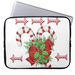 Capa Para Notebook Capinha de Laptop de Natal em Neoprene 15 pol, Can