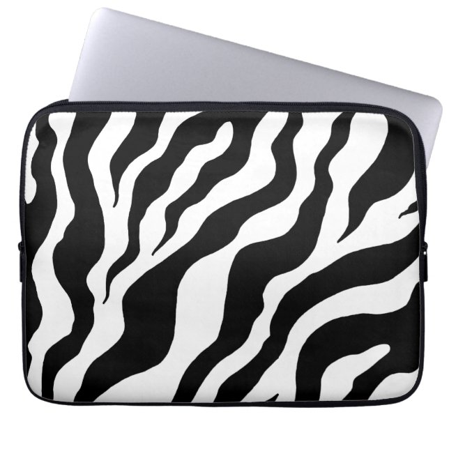 Capa Para Notebook Capinha de Laptop Estampa de Zebra (Frente)