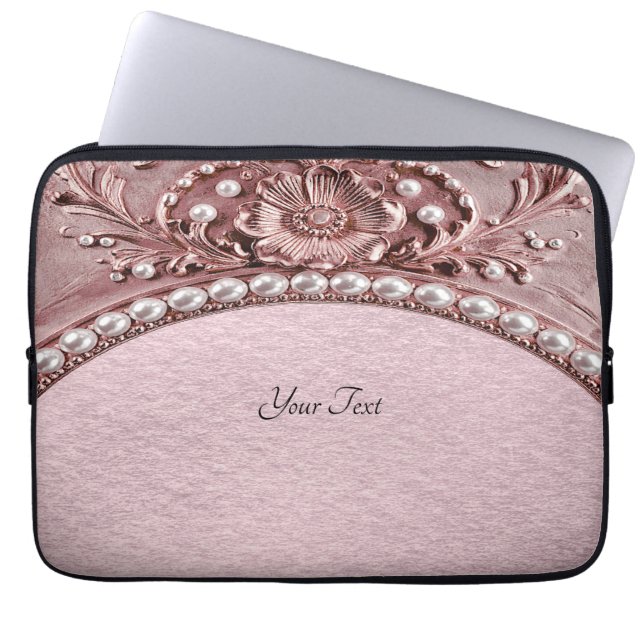 Capa Para Notebook Capinha de Laptop Flor Rosa (Frente)