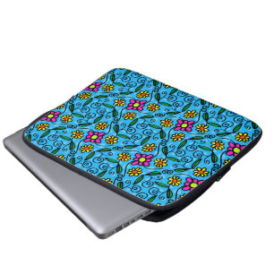 Capa Para Notebook Capinha de laptop floral abstrata