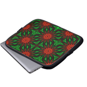 Capa Para Notebook Capinha de Laptop Flores Vermelhas